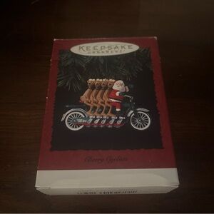 Hallmark 1994 Cheery Cyclists Christmas Ornament